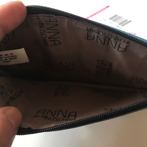 Anna by Anuschka Hand Painted Genuine Leather Organizer Wallet Paisley Floral - Picture 10 of 10